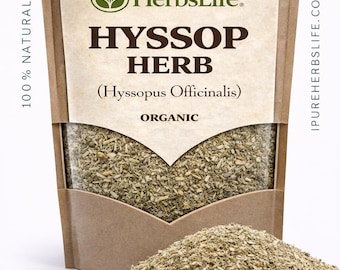Organic HYSSOP HERB | Hyssopus officinalis | Culinary & Promotion Herbal Tea Ingredient