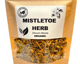 Organic MISTLETOE HERB | Viscum Album | Mistletoe Tea | Herbal Tea | Dried Herbs | Organic Herbs | Herba | Tea