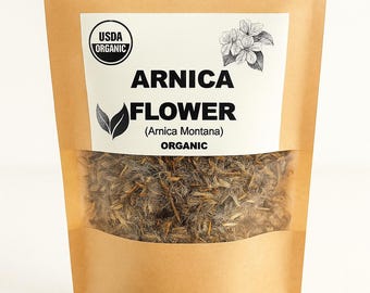 Organic Bio Herbs-Organic Dried Arnica Montana (Arnica Montana) 4 Oz Organic Bio Herbs-Organic Dried Arnica Montana (Arnica Montana) 4 Oz