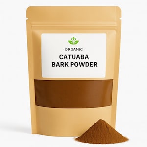 Organic CATUABA BARK POWDER| Erythroxylum Catuaba | Trichilia catigua | Catuaba Bark Tea | Premium Quality Bark | Herbal Tea | Herba | Tea