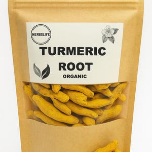 Radice Di Curcuma Nel Modulo Secco Ed In Polvere Immagine Stock - Immagine Di Fausto, India - Foto 3