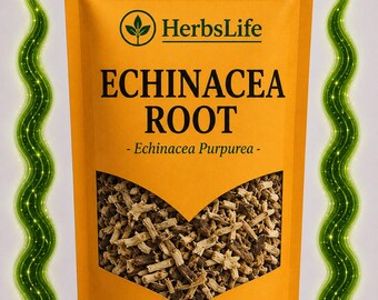 ECHINACEA ROOT | Echinacea Purpurea Dried Cut | Apothecary, Tincture & Craft Botanical