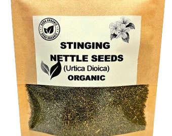 Organic STINGING NETTLE SEEDS | Urtica Dioica | Nettle Seeds Tea | Nettle Herb | Herbal Tea | Organic Herbs | Seeds | Herba | Tea