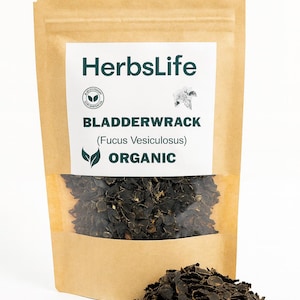 Biologische BLADDERWRACK | Fucus Vesiculosus | Blaaswierthee | Kruidenthee | Kruiden | Thee | Biologische kruiden | Gedroogde kruiden | Kruidengeneeskunde | Kruidkundige