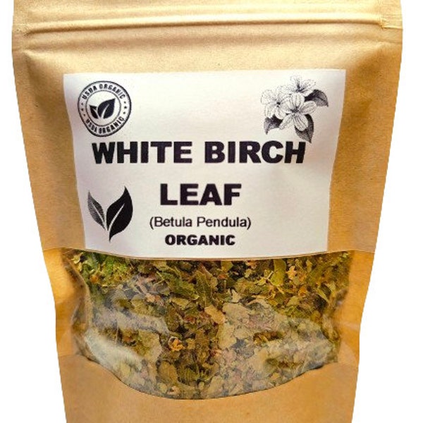 Organic WHITE BIRCH LEAF | Betula Pendula | B.Alba | Birch Leaf Tea | Birch Tea | Dried Leaf | Organic Herbs | Herba | Dried Herbs | Tea