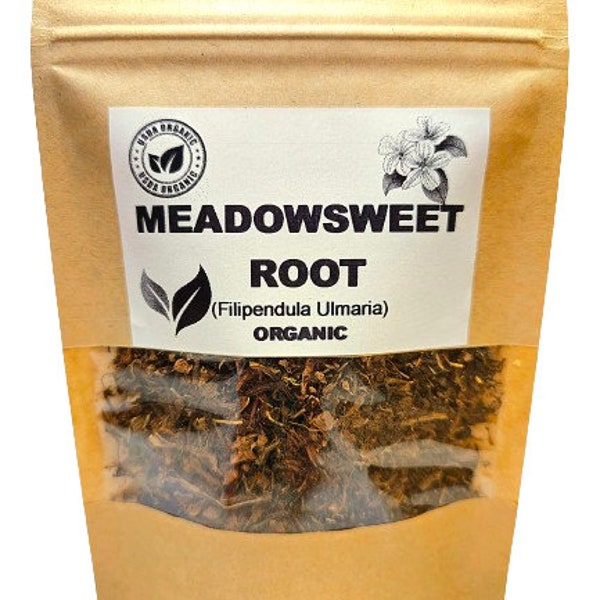 Organic MEADOWSWEET ROOT | Filipendula Ulmaria | Meadowsweet Tea | Herbal Tea | Dried Root | Organic Herbs | Herba | Tea | Root | Herbs
