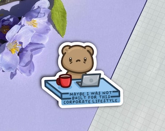 Corporate Bear Sticker