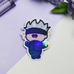 Chibi Gojo Sticker - Inspired By JJK