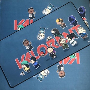 Valorant-Inspired Deskmat Mousepad