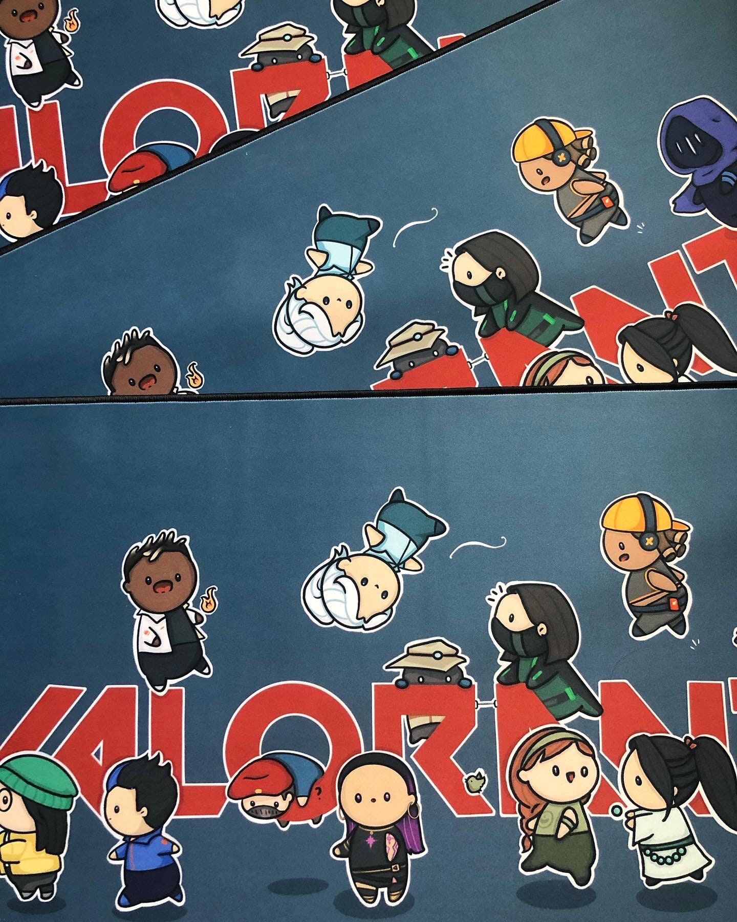 Valorant-inspired Deskmat Mousepad - Etsy