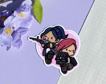 Chibi CaitVi Sticker - Inspired By Arcane