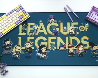 League of Legends Inspired Chibi Deskmat