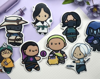 Valorant Chibi Character Stickers
