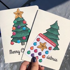 Décorez votre propre carte d’arbre de Noël