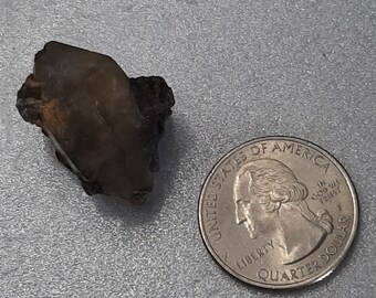 Golden healer Herkimer diamond quartz crystal with matrix