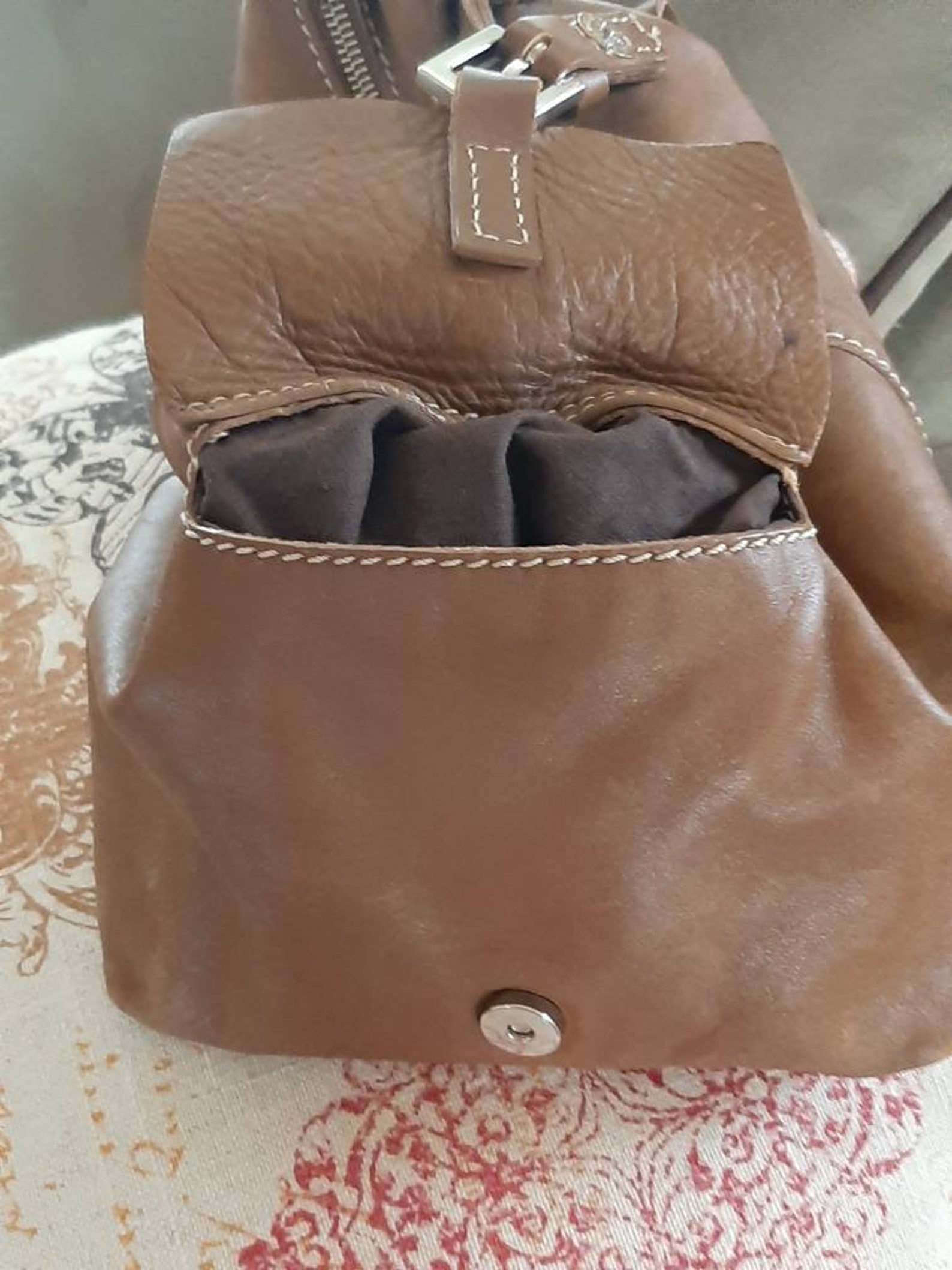 Stylish Vintage Coccinelle Leather Bag Made in Italy Etsy