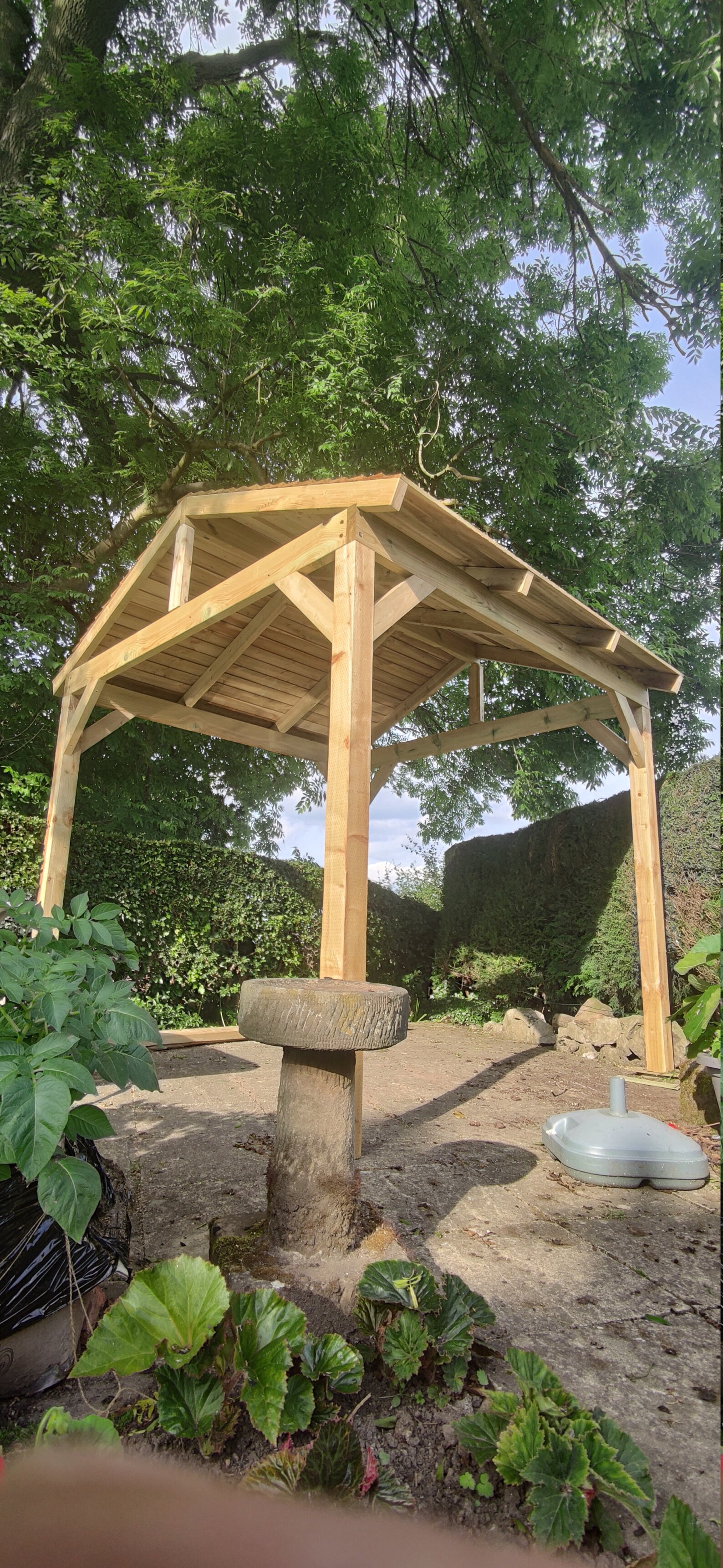 Premium Wooden Gazebo Kit Hot Tub roof Shelter Timber Etsy