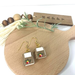 Book Dangle Earring