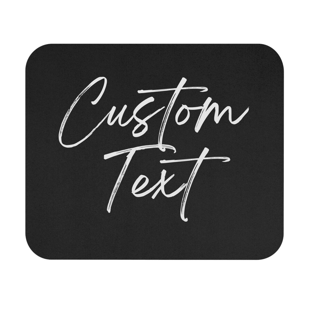 PERSONALIZED MOUSE PAD Custom Office Gifts Custom Name Mouse Pad Home Office Gifts Event Gifts