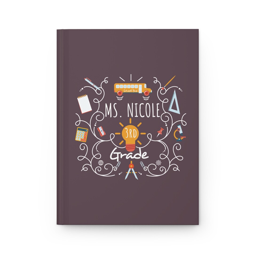 Custom Hardcover Notebook for Kids | Back to School Notebooks | First ...