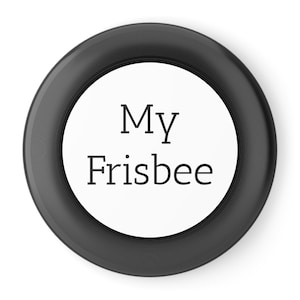 PERSONALIZED NAME FRISBEE | Custom Text Printed Photo Wham-O frisbee | Custom Photo or Company Logo Ultimate Frisbee
