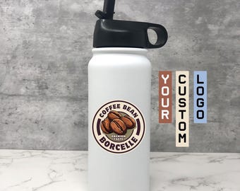 Custom Engraved 16oz Water Bottle: Company Logo, Insulated Bottle With Tea Infuser
