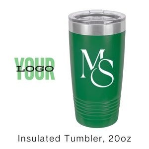 CUSTOM LOGO TUMBLER Stainless Steel 20oz | Personalized Bottle | Bulk Bottles | Custom Water Bottles | Christmas Gifts