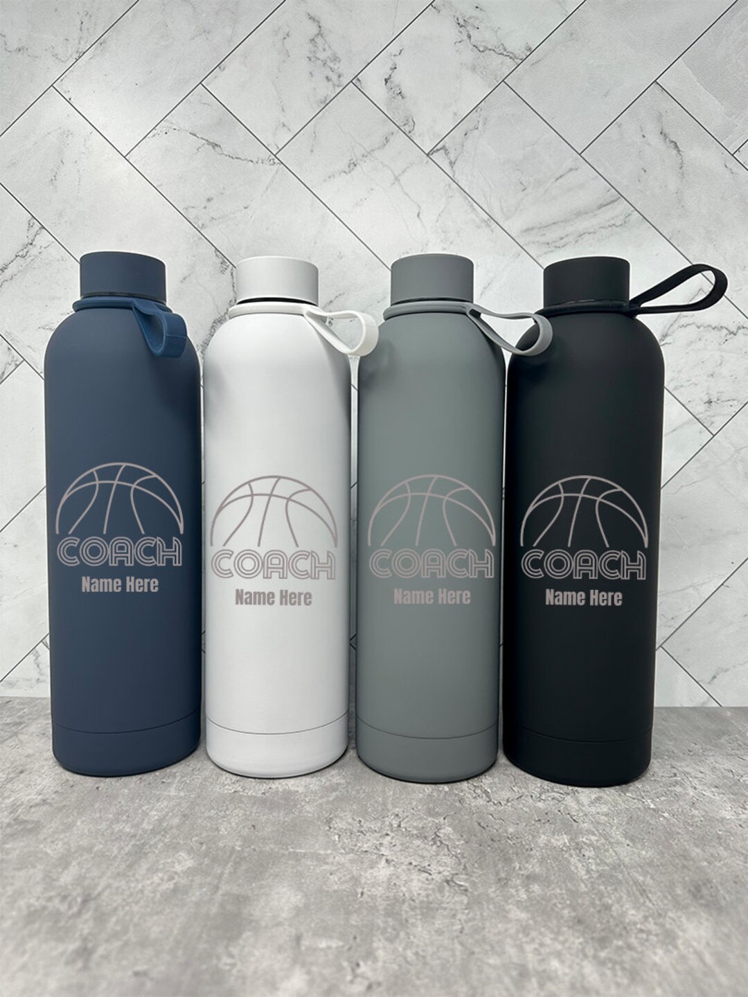 CUSTOM COACH Water BOTTLE 25oz Basketball Coach Water Etsy