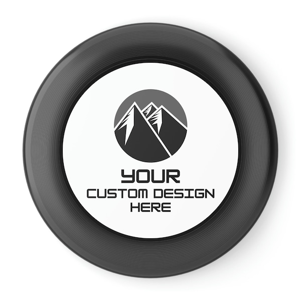 CUSTOM LOGO FRISBEE in 5 colors | Personalized Printed Photo Wham-O frisbee | Custom Photo or Company Logo Ultimate Frisbee