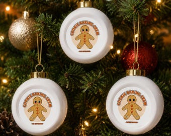 Personalized Cookie Baking Crew Ornament | Custom Family Christmas Gift