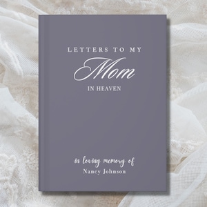 Cartas PERSONALIZADAS a mi mamá CUADERNO / Diario de duelo de pérdida de madre / Regalo conmemorativo / Regalo de duelo de recuerdo de mamá / Regalo de simpatía por pérdida