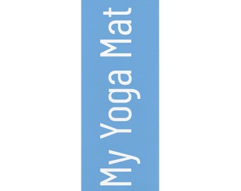 Personalized Yoga Mat | Custom Name Fitness Mat, Anti-Slip (24 x 68 in)