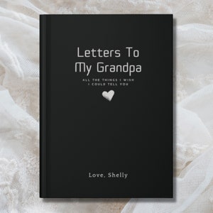 Cartas PERSONALIZADAS a mi DIARIO de duelo de abuelo / Regalo de pérdida de abuelo / Regalo conmemorativo / Regalo de recuerdo del abuelo / Simpatía por la pérdida de papá