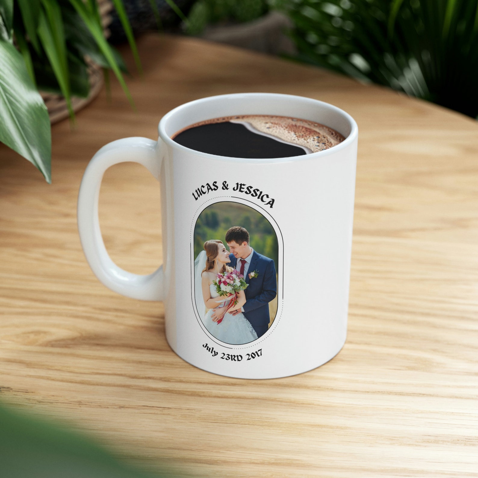 PERSONALIZED CALENDAR MUG Custom Photo and Date Mug 2 Etsy