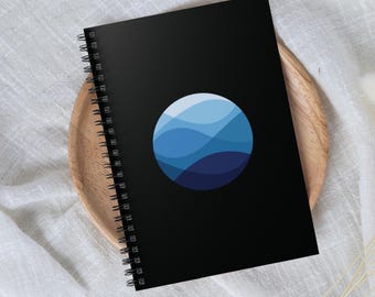 Custom Spiral Notebook, Personalized Journal, Ruled Line Paper