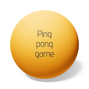 PERSONALIZED PING PONG Balls | Table Tennis Balls | Beer Pong Balls | Custom Text Ping Pong Gifts | Pool Games Gifts