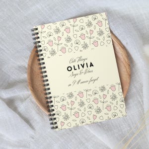 Diario personalizado con las cosas que dicen mis hijos, cuaderno de recuerdos para niños, regalo para baby shower para mamá, regalo para mamá primeriza, libro de recuerdos de la infancia