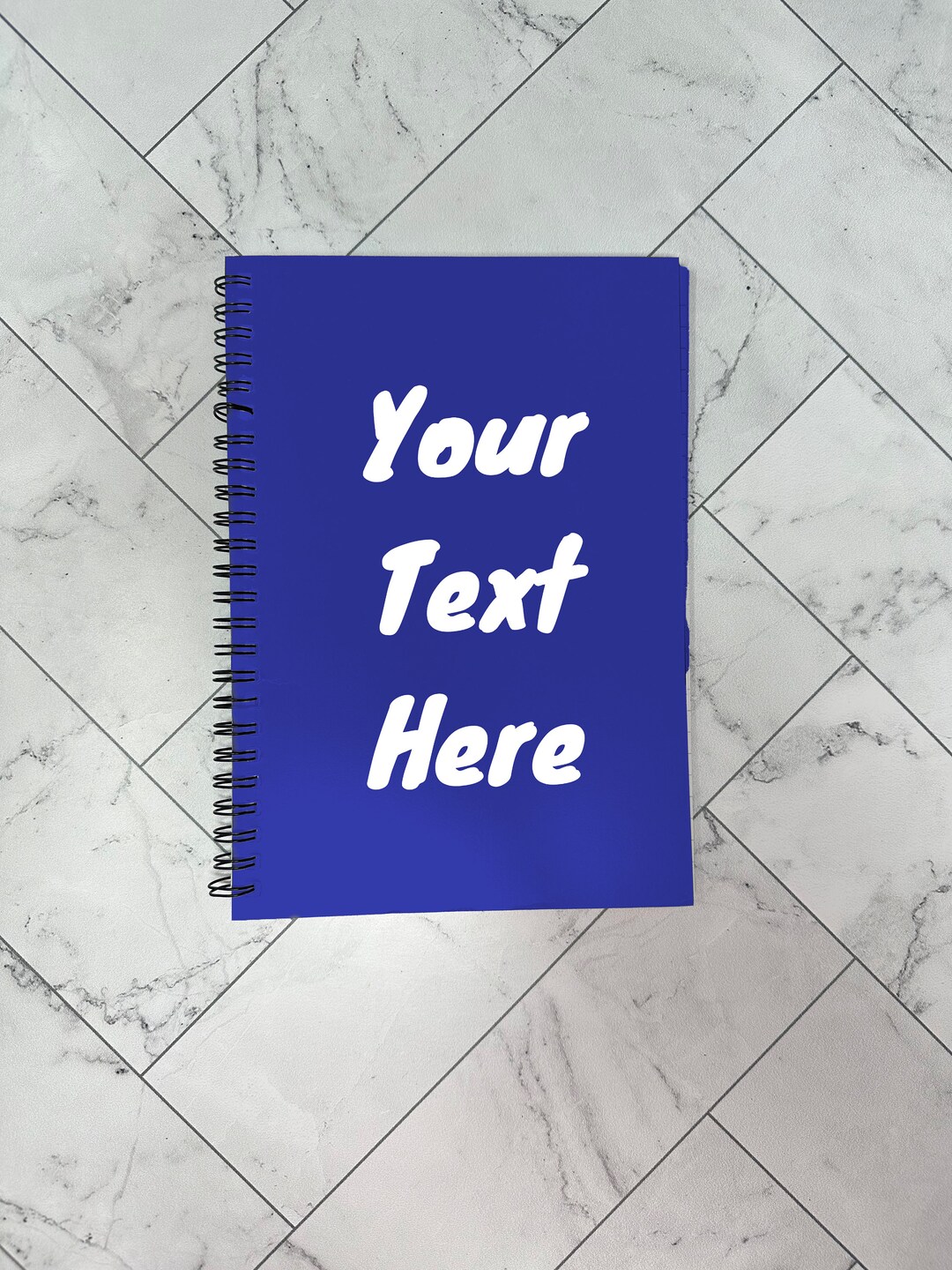 PERSONALIZED SPIRAL NOTEBOOK Custom Text Gifts Ruled Line Etsy