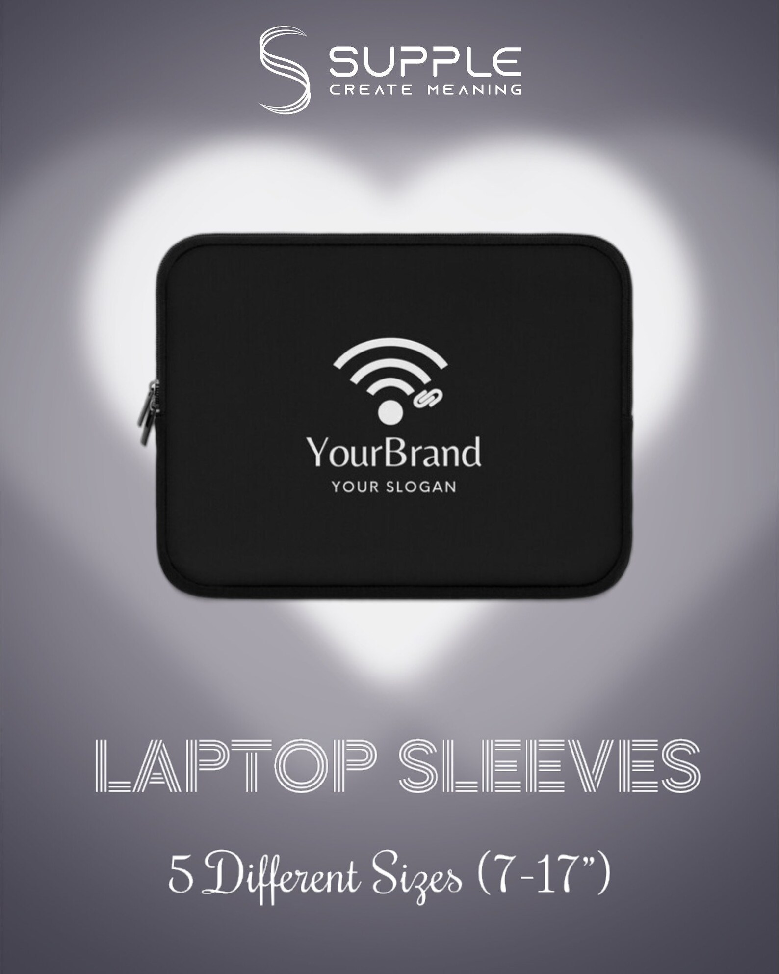 CUSTOM LAPTOP SLEEVE Custom Logo Laptop Bag Personalized Etsy