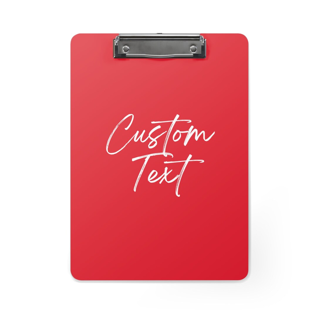 PERSONALIZED CLIPBOARD CUSTOM Classroom Supplies Custom Office Gifts