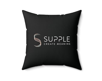 Custom Logo Throw Pillow | Personalized Home Decor