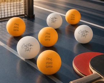 Custom Ping Pong Balls | Personalized Logo Set
