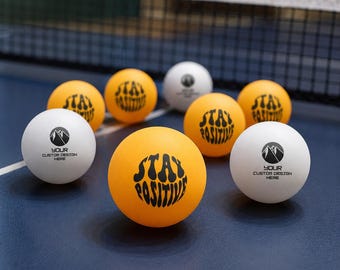Custom Ping Pong Balls | Personalized Logo Table Tennis Gift