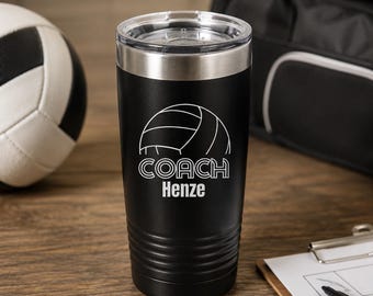 Personalized Coach Water Bottle: 20oz Stainless Steel Tumbler