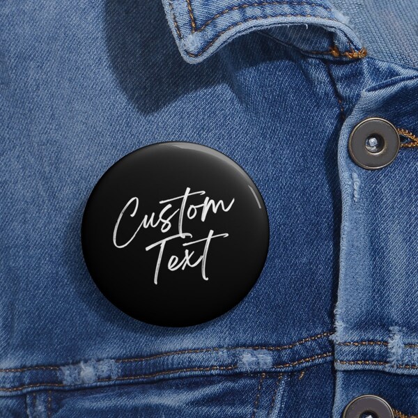 Text Pin Etsy