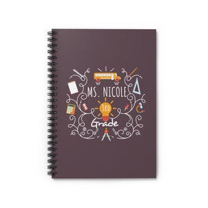 Cuadernos Personalizados Para Niños / Cuadernos De Vuelta Al Cole Para Niños / Primer Grado Segundo Grado Tercer Grado Cuarto Grado Y Quinto Grado