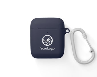 CUSTOM AIRPODS CASE, AirPods Pro Sleeve with Keychain,  AirPods Cover, Airpods Pouch, Airpods Accessories, Business Logo Airpods Holder