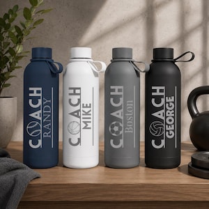 Coach Water Bottle - Etsy