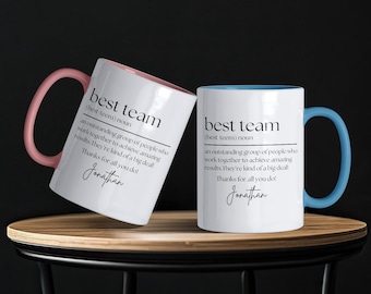 Personalized Team Definition Mug | Coworker Appreciation Gift
