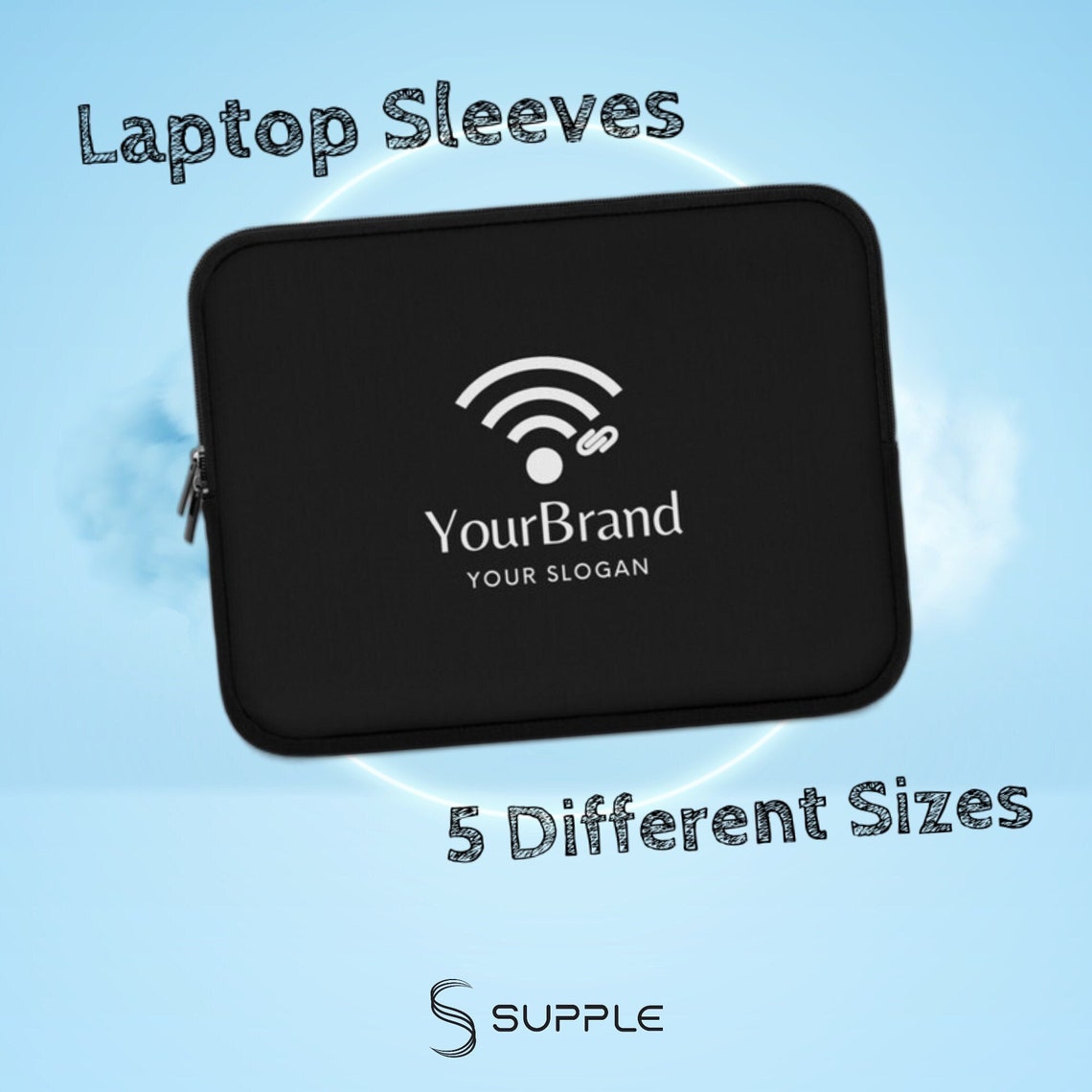 CUSTOM LAPTOP SLEEVE Custom Logo Laptop Bag Personalized Etsy